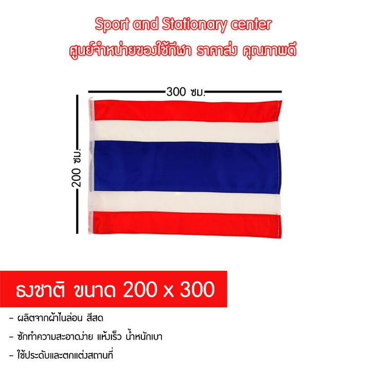 รวมธงชาติไทย-ธงชาติ-ธงไตรรงค์-ธงประดับ-ผ้าเนื้อดี-มีหลายขนาด-คุณภาพดี-ราคาถูก-ไม่มีเสาให้นะคะ
