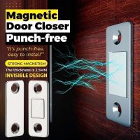 【CW】 NEW Magnetic Door Stoper No Punching Wardrobe Push pull Cabinet Invisible