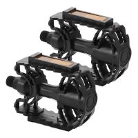 【hot】 1  Pedals Plastic Reflective MTB Mountain Pedal Flats Platform 14mm 12mm