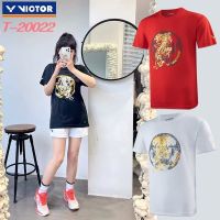 Victor More Than 2023 Spring/Summer Collection Victor Wake Badminton Sport Coat Short Sleeve T-Shirt Victory Of 20022 Men And Women