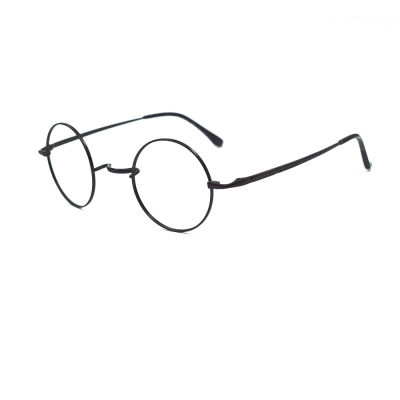 BETSION Titanium Glasses Vintage small Round 42 44mm Eyeglass Frames Man Women John Lennon Myopia Eyewear Prescription Glasses