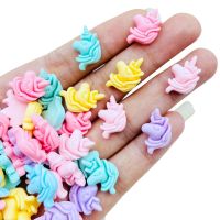 20 Pcs New Cute Mini Kawaii Unicorn Flat Back Resin Cabochons Scrapbook Diy Party Wedding Hairpin Accessories Craft K77