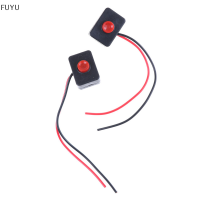 FUYU 2pcs DC 12V 2A adhesive BASE ปุ่มกด Action WIRED SWITCH สำหรับรถยนต์