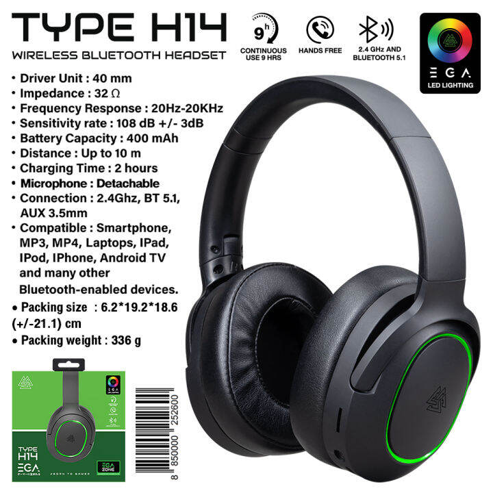 ega-new-มาใหม่-ได้-3-in-1-ครับ-aux-wireless-bluetooth-type-h14-gaming-headset-h14