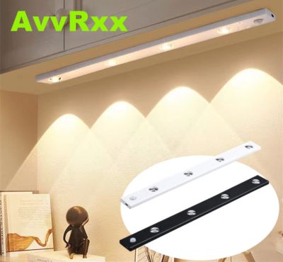 AvvRxx USB LED Night Light Motion Sensor Wireless LED Wine cooler Light For Kitchen Cabinet Bedroom Wardrobe Indoor Lighting Night Lights