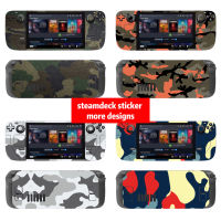 Camouflage Design สำหรับ Steam Deck Console Full Set Decal Wrapping Cover Console Premium Stickers For Steam Deck Skins