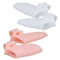 【CW】 2pcs Gel Orthotics Thumb Correction Silicone Toe Alignment Separator Bunion Splint EK-New