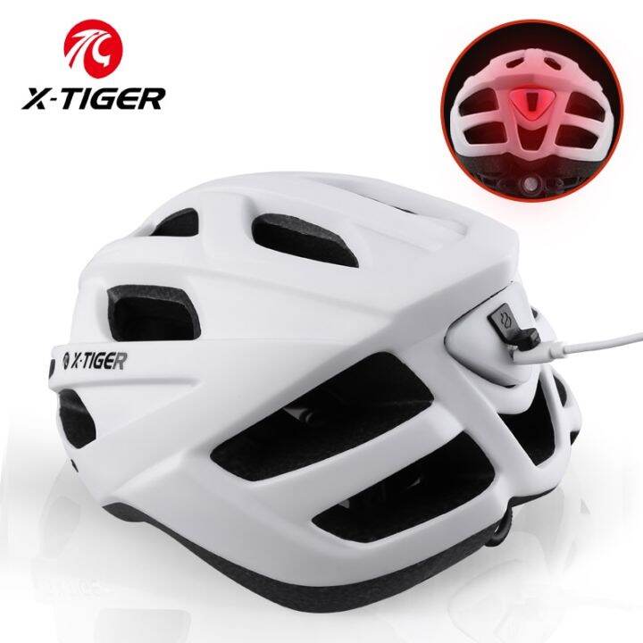 X TIGER Cycling Helmet Man Women LED Light Helmet Road Mountain