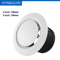 46 ABS Adjustable Air Vent Round Soffit Exhaust Outlet for Window Ceiling Ventilation for Home Kitchen Bathroom Household