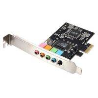 สี PCI Express PCI-E 5.1 Ch 6ช่อง PCIE ซาวน์การ์ดดิจิทัลอะแดปเตอร์