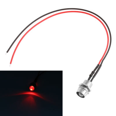 1x LED Indicateur Lumière รีบนำร่อง Directionnel รถยนต์ Moto Bateau 12V Rouge