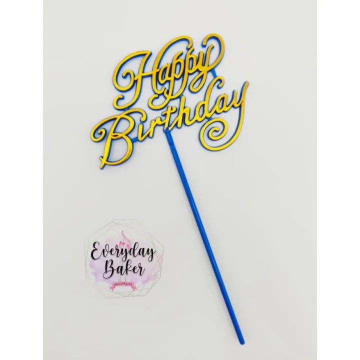 Happy Birthday StickCake Topper Lazada PH