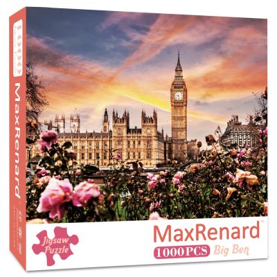Jigsaw Puzzle 1000 Pieces for Adults Big Ben London Famous Landscape Puzzle Home Wall Decoration Toy Challenge Game Gift