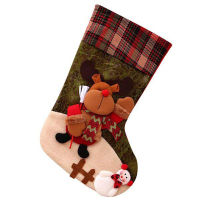 2020 New Version 19inch Christmas Stocking Classic Personalized Big Xmas Stockings Santa, Snowman, Reindeer Character