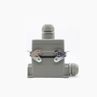 HE-024 Industrial Rectangular Heavy Duty Connector 24 Cores 16A 500V Waterproof Aviation Plug