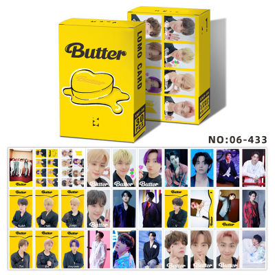 การ์ดโลโม่ โฟโต้การ์ด บีทีเอส BTS Butter ขนาดรูป 8.5×5.5 ซม. 30ชิ้น/กล่อง lomo card  KPOP Jungkook | Jimin | RM｜Jin｜V｜Su