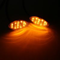 2X LED Motorcycle Turn Signal Lights MSX125 Amber Lens Side Lamp For Honda CBR600 RR F4i CBR1000RR CBR900RR Motobike Accessories