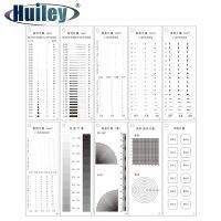 10 PCS Transparent Film Gauge Point Calibration Ruler for Measure Inner/Outer Diameter Area Gray Scale R Angle Calculation LED Bulbs