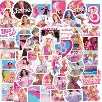 【LZ】℗✥▲  Barbie filme adesivos impermeáveis animação infantil decoração da boneca caixa do telefone móvel etiqueta da conta da mão brinquedo DIY 50 pcs 100pcs