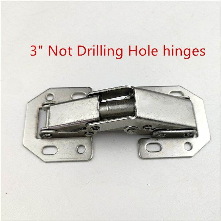 3 Inch 90 Degree Not Drilling Hole Cabinet Furniture Hinges Bridge Shaped Spring Frog Hinge Full 5512