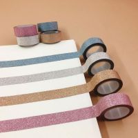 Creative Color Washi Tape Glitter Flash Stickers DIY Album Decoration Adhesive Hand Account Masking Tape