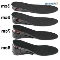 CODpz119nb Height Increase Insole Cushion Height Lift Adjustable Cut Shoe Heel Insert Taller Women Men Foot Pads Unisex SHoes Accessories