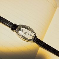 Niche design womens square small dial Korean style simple belt quartz watch