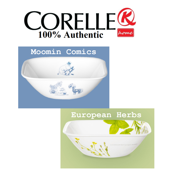 CORELLE Square Soup / Cereal Bowl 16cm Lazada PH