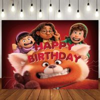 【CC】 Turning Cartoon Photography Backdrop Kid Birthday Decorations Vinyl Children Photo Studio Prop Background