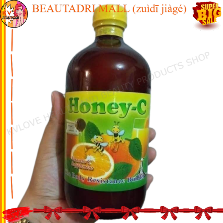 HONEY C VITAMIN C SUPPLEMENT 500 ml HONEY C SYRUP VITAMINS CONTAINS