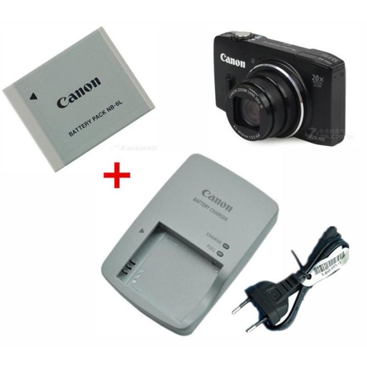 canon-310-hs-sx530-ixus300-sx540-hs-nb-6-l-เครื่องชาร์จแบตเตอรี่กล้องต้นฉบับ