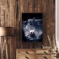 Hollow Knight Video Game Poster Print Wall Decoration Gift, No Frame