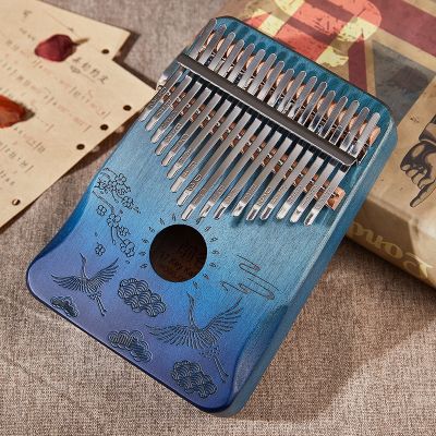 Cega Kalimba 17คีย์ไม้มะฮอกกานีเปียโนนิ้วหัวแม่มือ17 Llaves Mbira เครื่องดนตรี