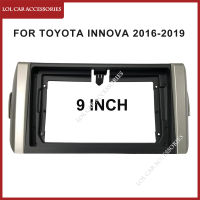 9นิ้วสำหรับโตโยต้า Innova 2016-2019รถวิทยุ2 Din หัวหน้าหน่วยสเตอริโอ Android GPS MP5เครื่องเล่นแผงป้ายกรอบ Dash ปก