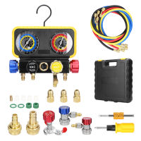 NANWEI Dual Gauges Air Conditioner Refrigerant Refilling Set Pressure Adjustable Refrigeration Maintenance Equipment Kit Brass Connection Air-conditioner Repairing Device