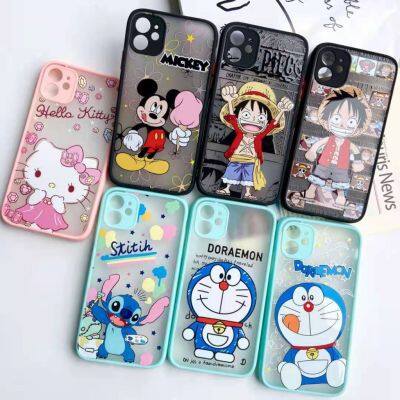 เคสหลังกันกล้อง เคสสกรีนลายการ์ตูนน่ารัก สำหรับรุ่น 13 13ProMax 6 6s 6Plus 6SPlus 7 8 SE 2020 7Plus 8Plus 11