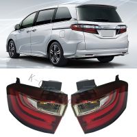 ไฟท้ายรถสำหรับ Honda Odyssey 2015 2016 2017 2018 2019 2020 2021ด้านหลังกันชนไฟท้ายด้านนอกเบรค Ligh อุปกรณ์เสริม