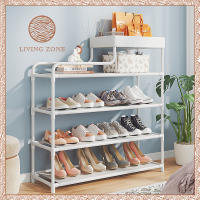 Living Zone ชั้นวางรองเท้า shoe rack ที่เก็บรองเท้า ชั้นจัดระเบียบรองเท้า ชั้นวางของอเนกประสงค์