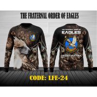 2023 design EAGLES LONGSLEEVE SHIRT Full Sublimation 3D  Summer Long Sleeve Tea，Can be customization