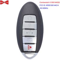 【top-rated】 islwpi KEYECU สำหรับ Nissan Altima Maxima 2013 2014 2015รีโมทคอนโทรลรถ Key Fob S180144020 ID: 433.92MHz