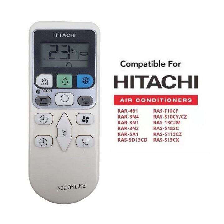 Hitachi air conditioning Remote control RAR3NA Lazada PH
