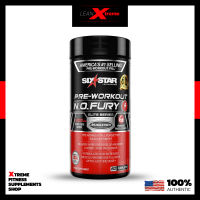 Six Star : Muscle N.O. Fury 60 Caplets, Elite Series Pre-Workout, Advanced Nitric Oxide to Ignite Massive Muscle!