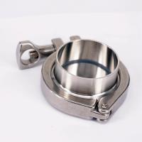 【Worth-Buy】 Madi Traders ชุด51มม. 2 "สุขาภิบาล Tri Clamp Weld Ferrule + Tri Clamp + ปะเก็นซิลิกอน + ฝาท้าย304สแตนเลส