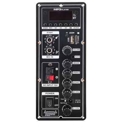 Bluetooth Amplifier Board Speaker Amplifier Bluetooth AUX TF-Card U-Disk Recording 6-12Inch