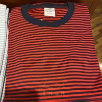 Tommy Hilfiger 2023 New Brooks Brothers new summer striped short-sleeved cotton loose T-shirt man