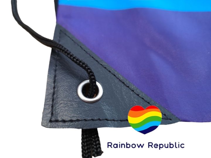 กระเป๋าสีรุ้ง-กระเป๋า-กระเป๋าสะพายหลัง-สีรุ้ง-กระเป๋าผ้า-กระเป๋าผ้าใบ-กระเป๋าผ้าร่ม-กระเป๋าหูรูด-rainbow-pride-stripe-backpack-shoulder-bag-polyester