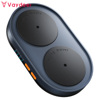 Vaydeer Dual Turntable Mouse Mover พร้อมช่วงเวลาที่ปรับได้และสวิตช์เปิดปิดการจำลอง Jiggler เมาส์ที่ไม่สามารถตรวจจับได้และไม่มีเสียง