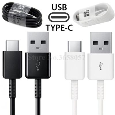 S8ชาร์จไว100% 10ชิ้น/ล็อต Usb ชาร์จแบตเตอร์ไฟโน้ตขาว/ดำ1.2ม. 8สาย7ซิงค์ข้อมูล S8 Type-C เพื่อ Samsung ที่รวดเร็ว