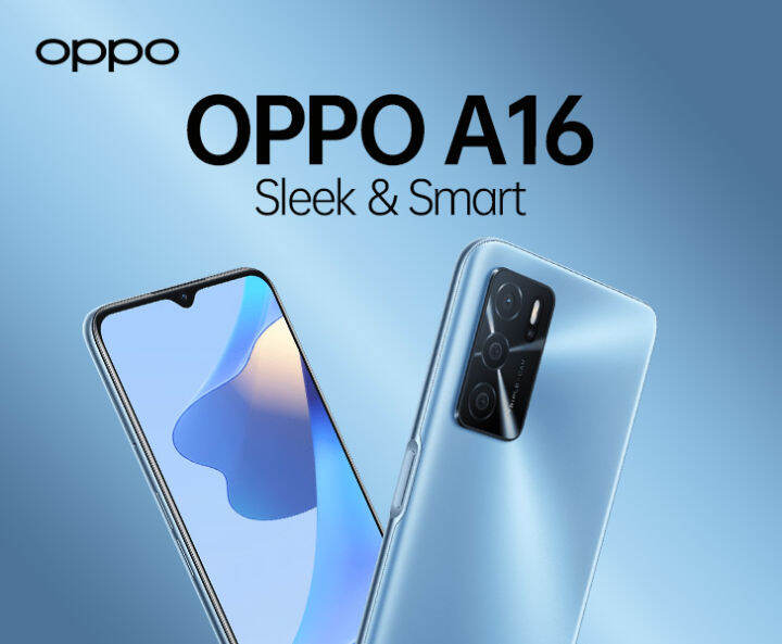 HP OPPO A16 Smartphone RAM 4GB Internal 64GB 5000mAh Battery AI Face ...