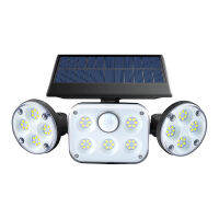 78 LED Solar Lights Outdoor 3 Head Motion Sensor IP65 Waterproof Solar Security Lights For Garage Yard Garden Porch Lighting